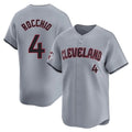 C.Guardians #4 Brayan Rocchio Player Gray Road Limited Home Hdoa Stitched Jerseys