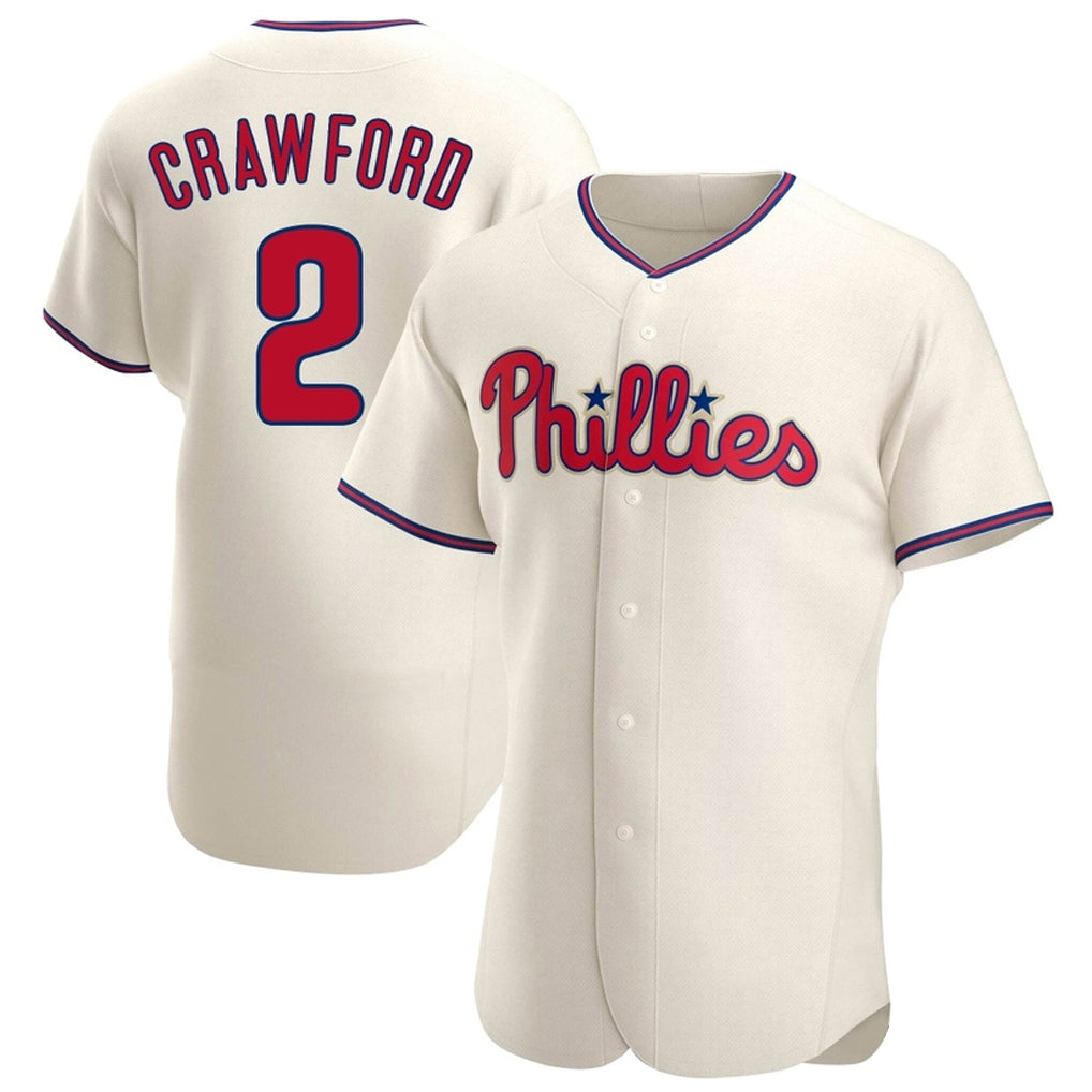 P.Phillies #2 Justin Crawford Player Cream Home Limited Elite Hdoa Stitched Jerseys