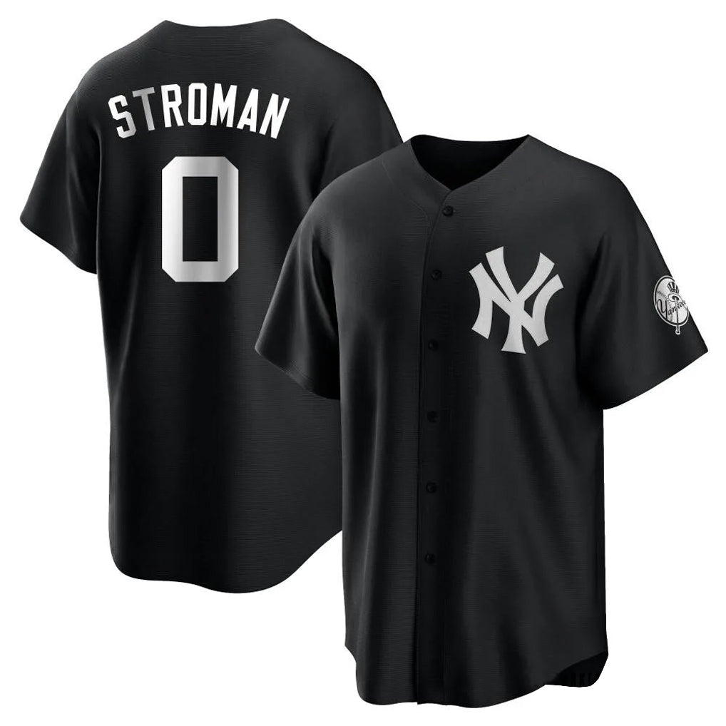 NY.Yankees #0 Marcus Stroman Player Black Game Hdoa Stitched Jerseys