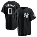 NY.Yankees #0 Marcus Stroman Player Black Game Hdoa Stitched Jerseys
