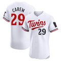 M.Twins #29 Rod Carew Player White Home Limited Elite Hdoa Stitched Jerseys