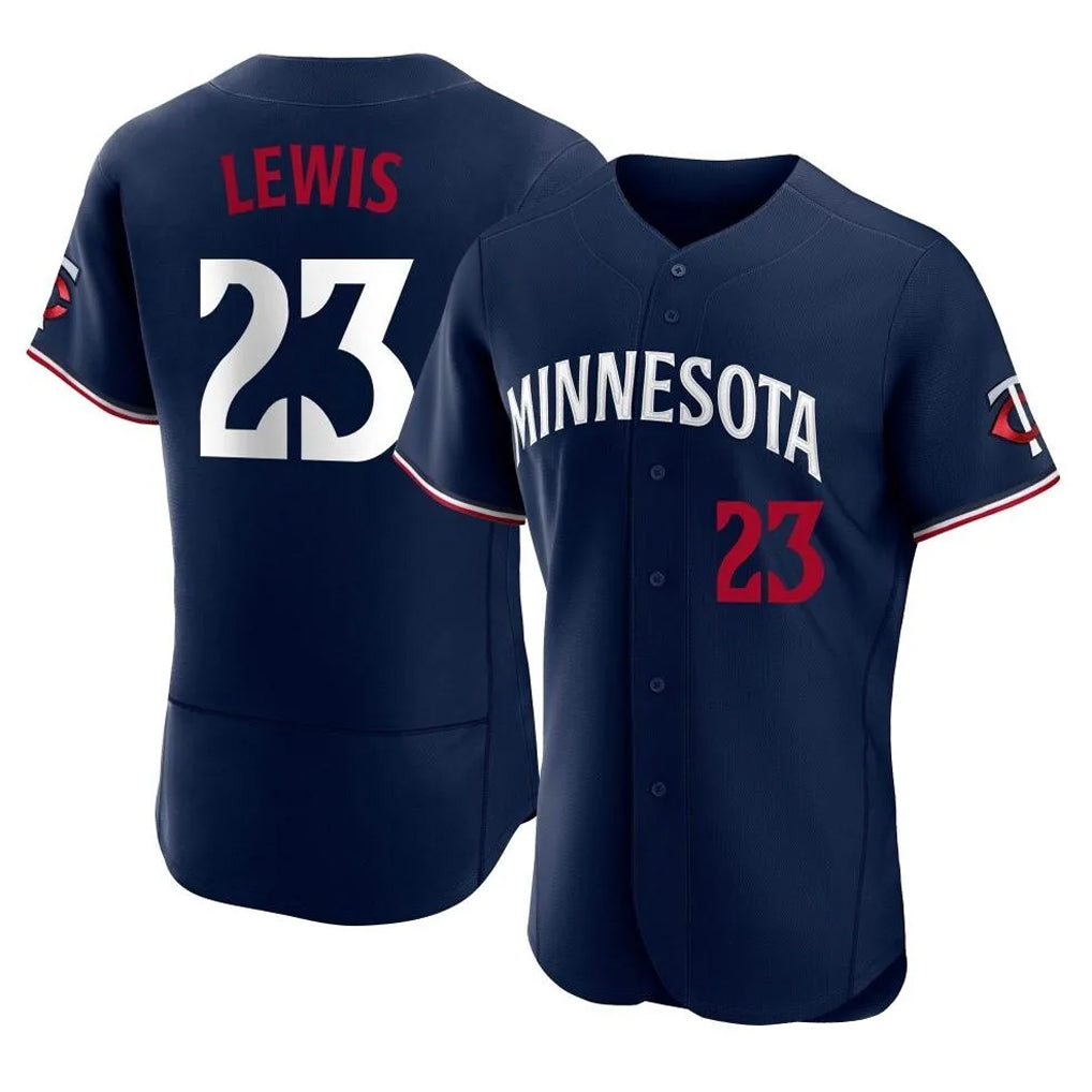 M.Twins #23 Royce Lewis Player Navy Replica Home Limited Elite Hdoa Stitched Jerseys
