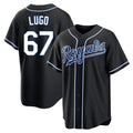 KC.Royals #67 Seth Lugo Player Black Carbon Fashion Home Game Hdoa Stitched Jerseys