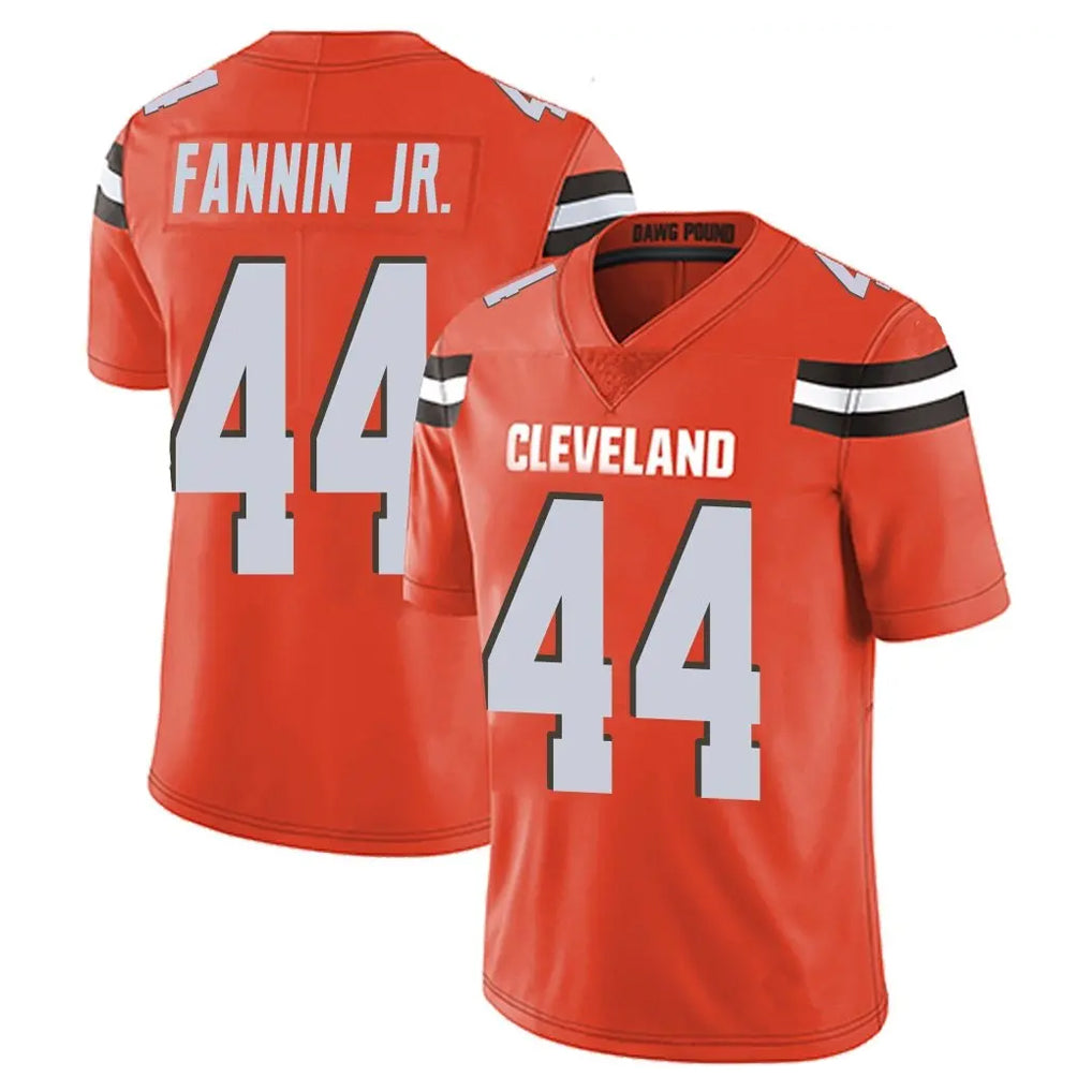 C.Browns #44 Harold Fannin Jr. Player Orange Alternate Vapor Untouchable Limited Home Game Hdoa Stitched Jerseys