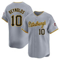 P.Pirates #10 Bryan Reynolds Player Gray Road Home Limited Hdoa Stitched Jerseys