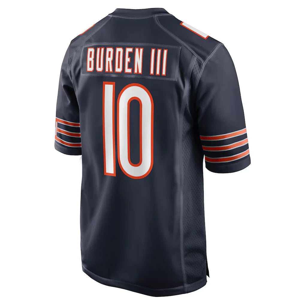 C.Bears #10 Luther Burden III Player Navy Home Game Hdoa Stitched Jerseys