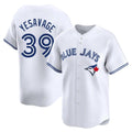 T.Blue Jays #39 Trey Yesavage Player White Home Limited Hdoa Stitched Jerseys