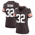 C.Browns #32 Jim Brown Player Brown Home Game Hdoa Stitched Jerseys