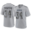 D.Cowboys #34 Jalen Thompson Player Gray Atmosphere Fashion Home Game Hdoa Stitched Jerseys