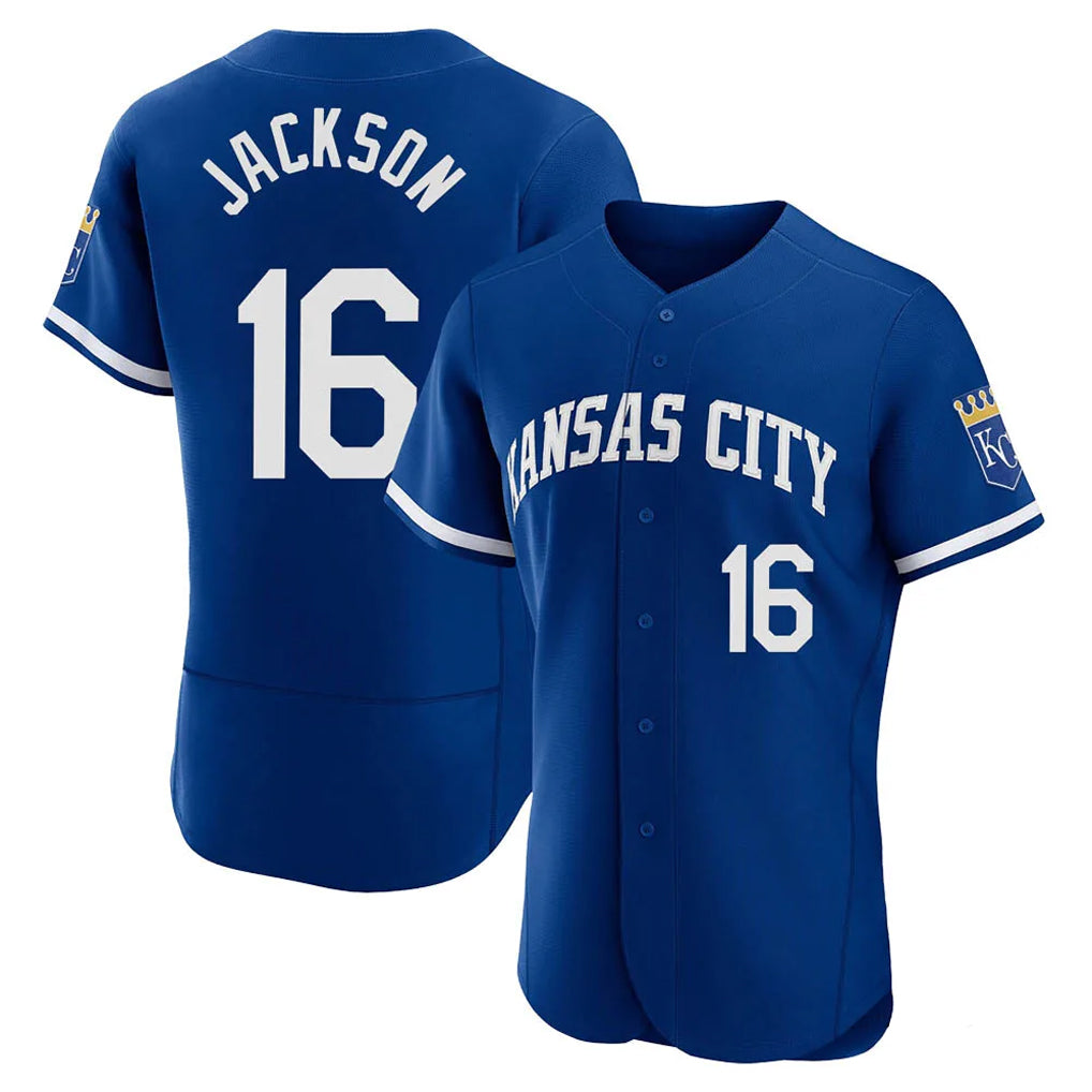 KC.Royals #16 Bo Jackson Player Royal City Connect Limited Elite Home Game Hdoa Stitched Jerseys