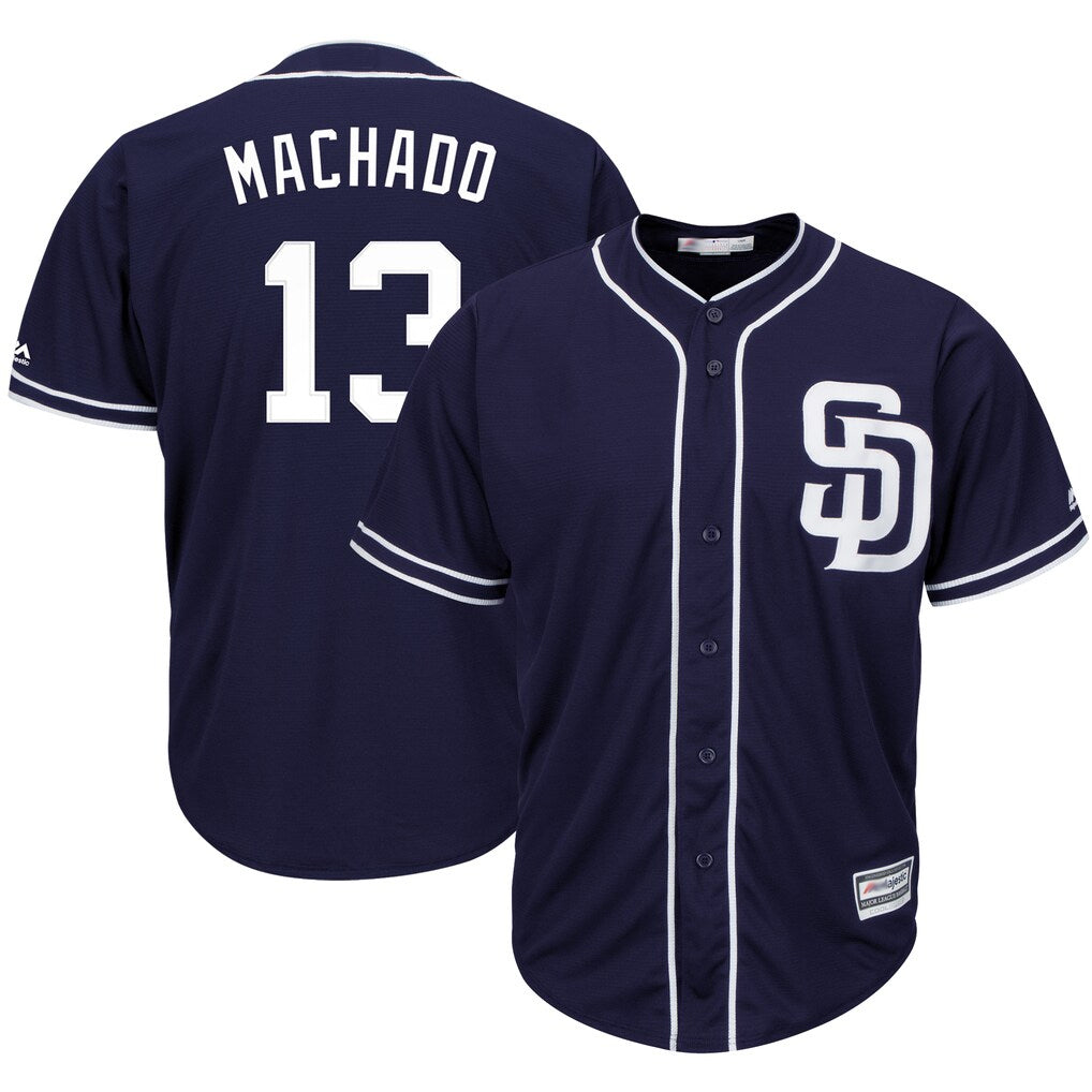 S.Diego Padres #13 Manny Machado Player Navy Cool Base Game Hdoa Stitched Jerseys