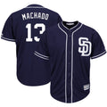 S.Diego Padres #13 Manny Machado Player Navy Cool Base Game Hdoa Stitched Jerseys
