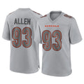 C.Bengals #93 Jonathan Allen Player Gray Atmosphere Fashion Game Hdoa Stitched Jerseys