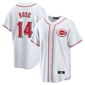 C.Reds #14 Pete Rose Player White Game Home Hdoa Stitched Jerseys
