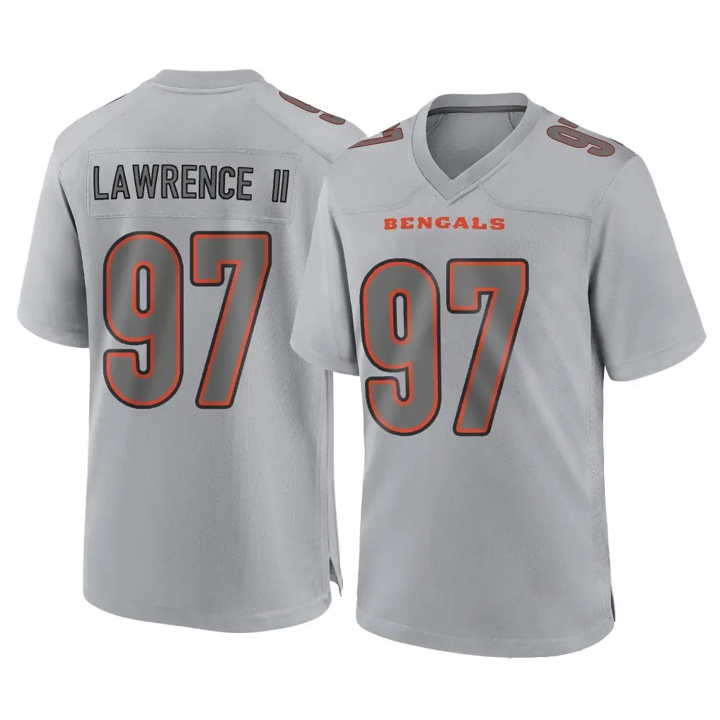 C.Bengals #97 Dexter Lawrence II Player Gray Atmosphere Fashion Game Hdoa Stitched Jerseys