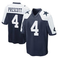 D.Cowboys #4 Dak Prescott Player Navy-White Alternate Home Game Hdoa Stitched Jerseys