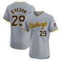 P.Pirates #29 Ryan O¡¯Hearn Player Gray Road Home Limited Elite Hdoa Stitched Jerseys
