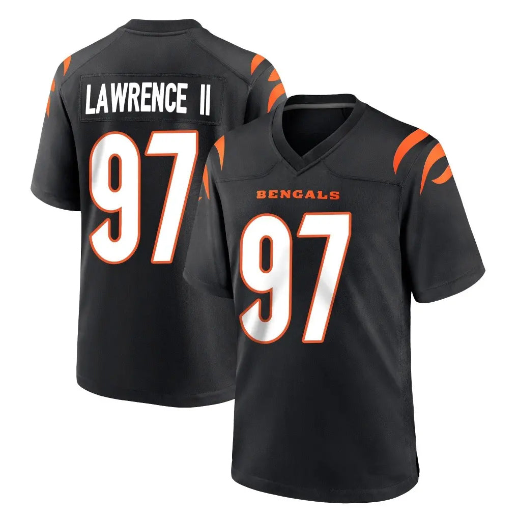 C.Bengals #97 Dexter Lawrence II Player Black Home Game Hdoa Stitched Jerseys