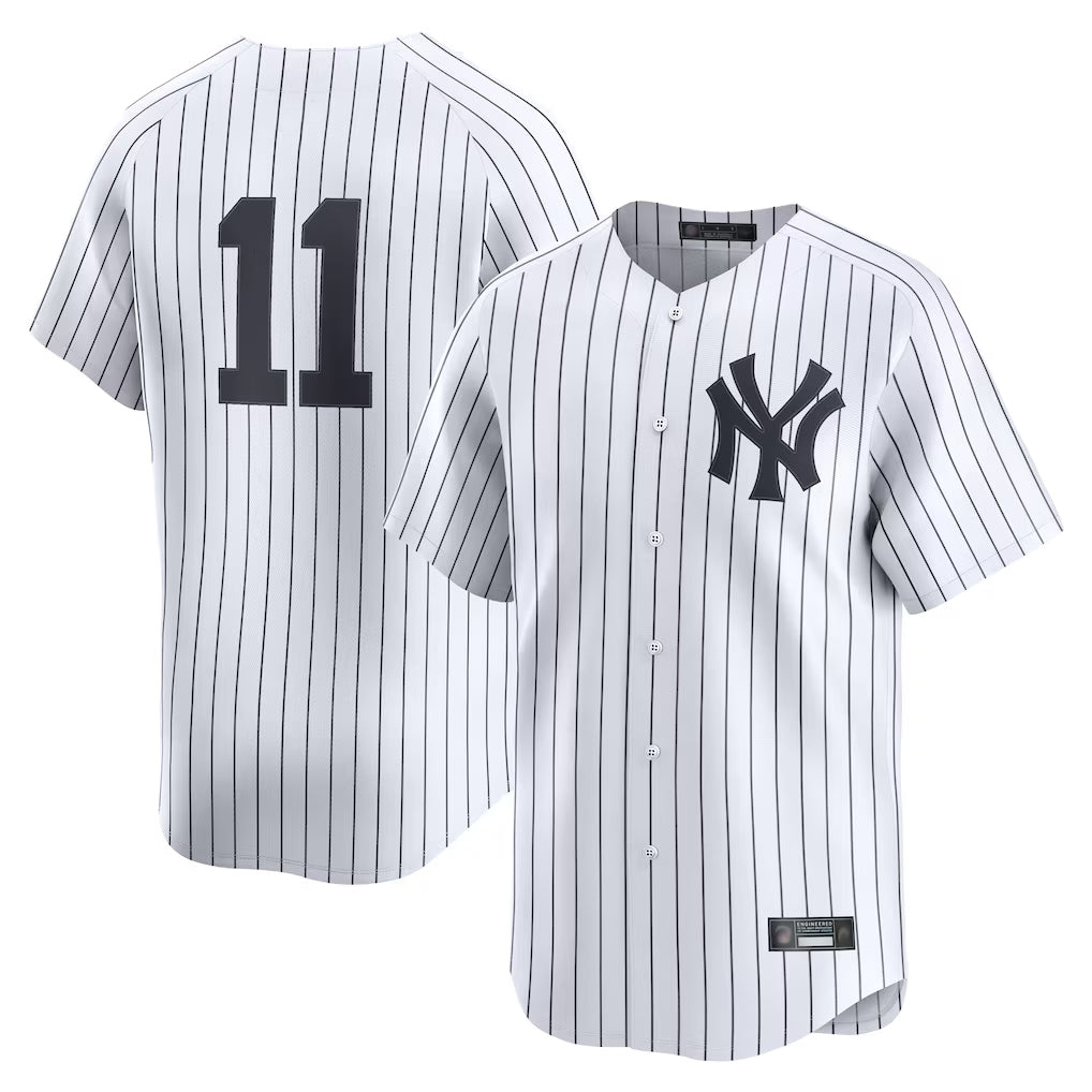 NY.Yankees #11 Anthony Volpe Player White Limited Home Hdoa Stitched Jerseys