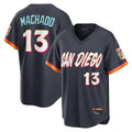 S.Diego Padres #13 Manny Machado Player Obsidian 2026 City Connect Home Game T-shirt Hdoa Stitched Jerseys
