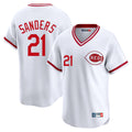 C.Reds #21 Hunter Greene Player White Cooperstown Collection Limited T-shirt Home Hdoa Stitched Jerseys
