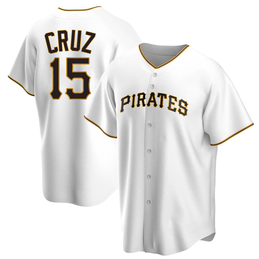 P.Pirates #15 Oneil Cruz Player White Home Game Hdoa Stitched Jerseys