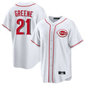 C.Reds #21 Hunter Greene Player White Game Home Hdoa Stitched Jerseys