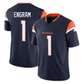 D.Broncos #1 Evan Engram Player Navy Limited Vapor F.U.S.E. Home Game Hdoa Stitched Jerseys