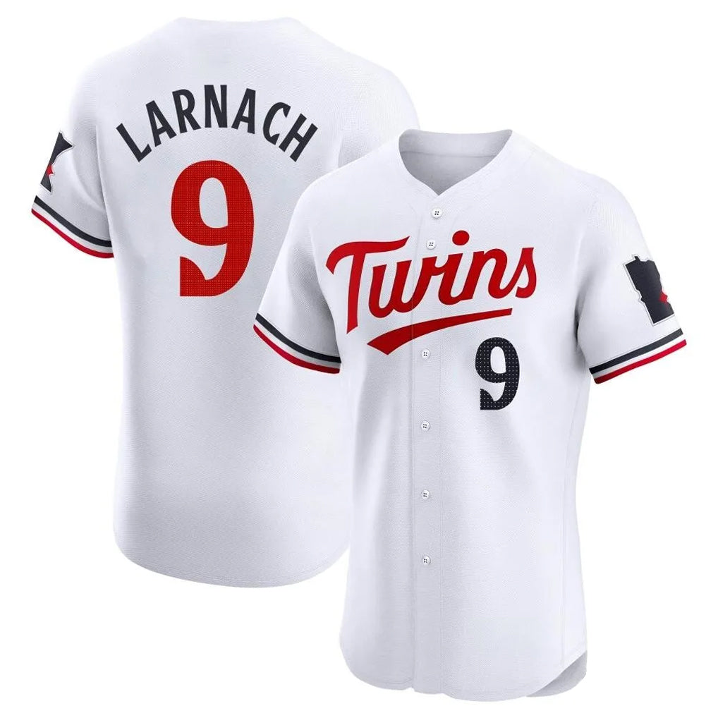 M.Twins #9 Trevor Larnach Player White Home Limited Elite Hdoa Stitched Jerseys