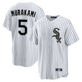 C.White Sox #5 Munetaka Murakami Player White Stripe Home Game Hdoa Stitched Jerseys