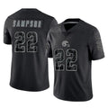 C.Browns #22 Dylan Sampson Player Black Reflective Home Game Hdoa Stitched Jerseys