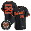 D.Tigers #29 Tarik Skubal Player Black Limited Home Hdoa Stitched Jerseys