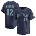 S.Mariners #12 Josh Naylor Player Navy Home Limited Hdoa Stitched Jerseys