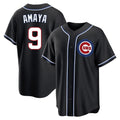 C.Cubs #9 Miguel Amaya Player Black Fashion Out Game Hdoa Stitched Jerseys