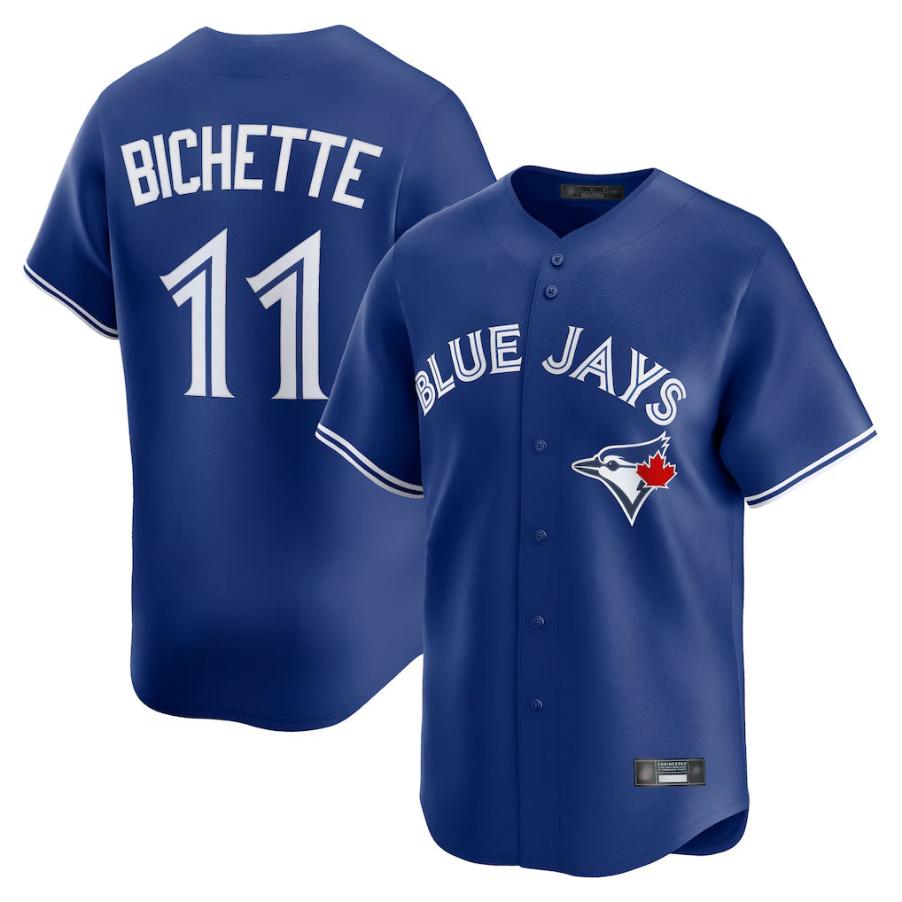T.Blue Jays #11 Bo Bichette Player Royal Limited Home Hdoa Stitched Jerseys