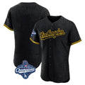 LA.Dodgers ## Dodgers Blank Player Black Snake Skin City Limited Elite Home World Series Meet Hdoa Stitched Jerseys