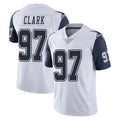 D.Cowboys #97 Kenny Clark Player White-Navy Limited Color Rush Vapor Untouchable Home Game Hdoa Stitched Jerseys