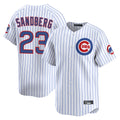 C.Cubs #23 Ryne Sandberg Player White Limited Home Game Hdoa Stitched Jerseys