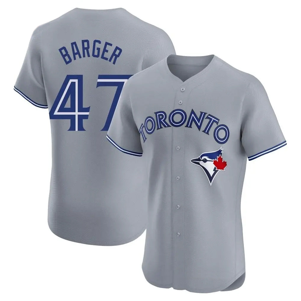 T.Blue Jays #47 Addison Barger Player Gray Elite Limited Hdoa Stitched Jerseys