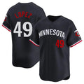 M.Twins #49 Pablo Lopez Player Navy Home Limited Hdoa Stitched Jerseys