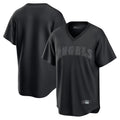 LA.Angels ## Angels Blank Player Black Pitch Fashion T-shirt Hdoa Stitched Jerseys