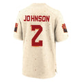 A.Cardinals #2 Will Johnson Player Cream Rivalries Collection Game Hdoa Stitched Jerseys