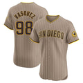 S.Diego Padres #98 Randy Vasquez Player Khaki Home Limited Elite Hdoa Stitched Jerseys