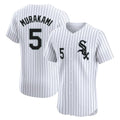 C.White Sox #5 Munetaka Murakami Player White Stripe Limited Elite Home Hdoa Stitched Jerseys