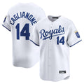 KC.Royals #14 Jac Caglianone Player White Alt Limited Home Hdoa Stitched Jerseys