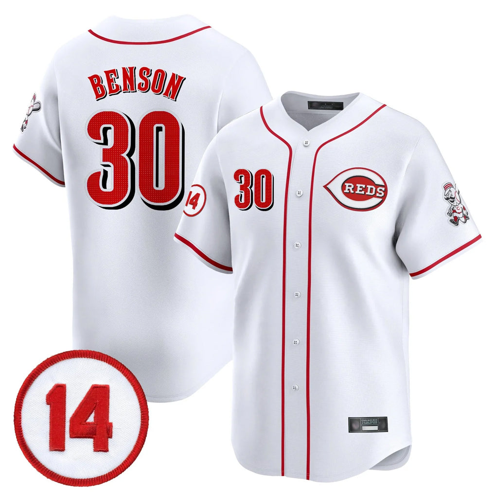 C.Reds #30 Ken Griffey Player White Vapor Premier Limited Home Hdoa Stitched Jerseys
