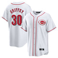 C.Reds #30 Ken Griffey Player White Game Home Hdoa Stitched Jerseys