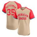 B.Orioles #35 Adley Rutschman Player Cream American League All-Star Limited Elite Home Game Hdoa Stitched Jerseys