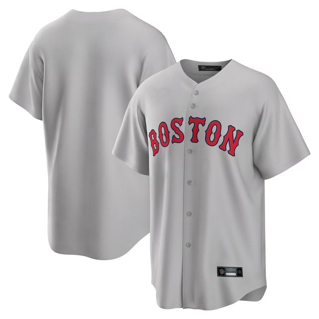 B.Red Sox ## Red Sox Blank Player Gray Road Home Game Hdoa Stitched Jerseys
