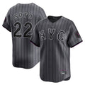 NY.Mets #22 Juan Soto Player Gray City Connect Limited Hdoa Stitched Jerseys